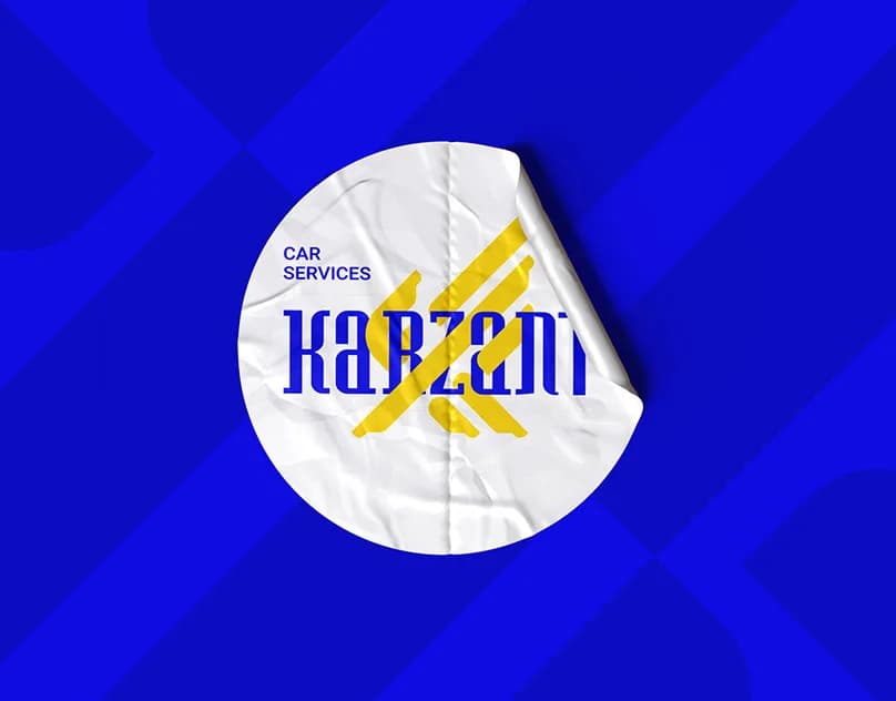 طراحی هویت بصری برند کارزنت | KARZANT